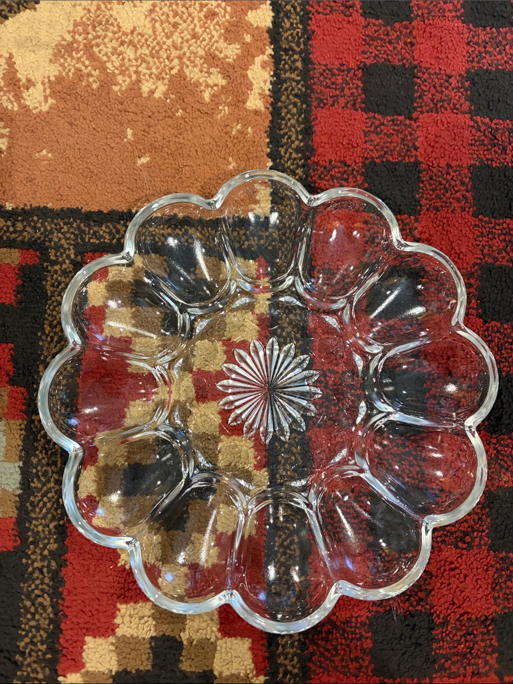 Anchor Hocking Fairfield deviled egg platter